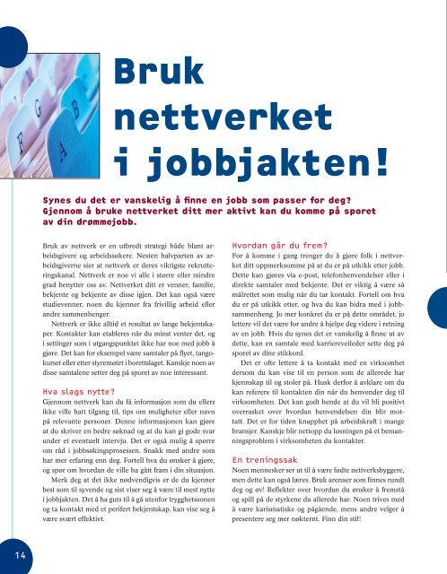 Traineejobb - en gyllen mulighet - SiO