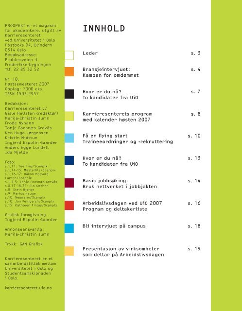 Traineejobb - en gyllen mulighet - SiO