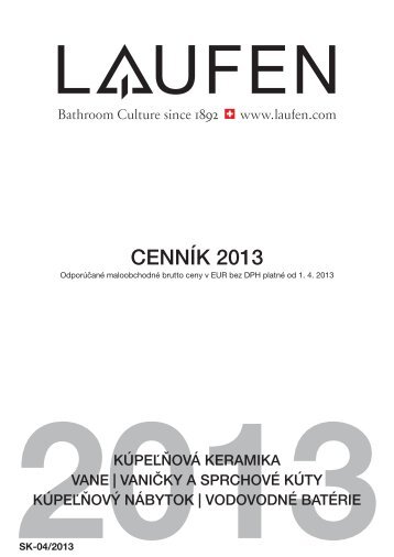 KatalÃ³g Laufen 2013 - Kupelnasnov.sk
