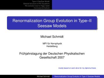 Renormalization Group Evolution in Type--II Seesaw Models
