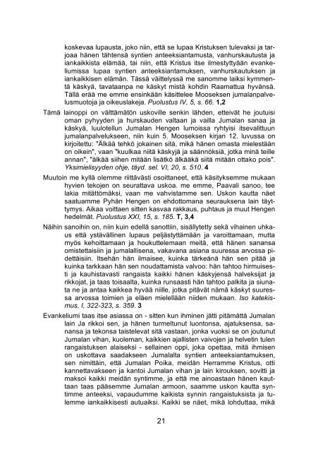 Lue kirja pdf-muodossa - Suomen Tunnustuksellinen Luterilainen ...