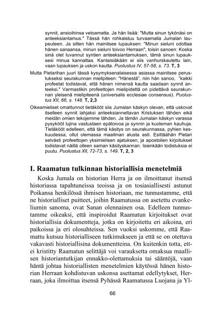 Lue kirja pdf-muodossa - Suomen Tunnustuksellinen Luterilainen ...