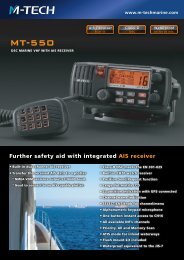 mt-550 dsc marine vhf with ais receiver