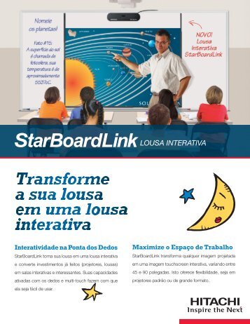 Folheto Lousa Interativa StarBoardLink EZ - TES