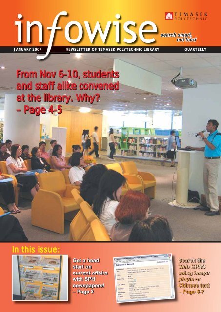Temasek Polytechnic Library InfoWise January 2007