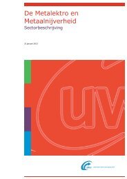 Sectorbeschrijving Metaal - Uwv