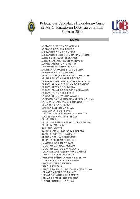 DocÃªncia do Ensino Superior