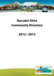 Narrabri Shire Community Directory 2012 / 2013