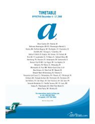 TIMETABLE - Airtran Airways