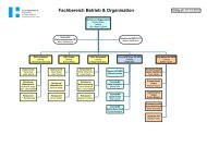 Organigramm Fachbereich Betrieb & Organisation (18 kB, PDF)