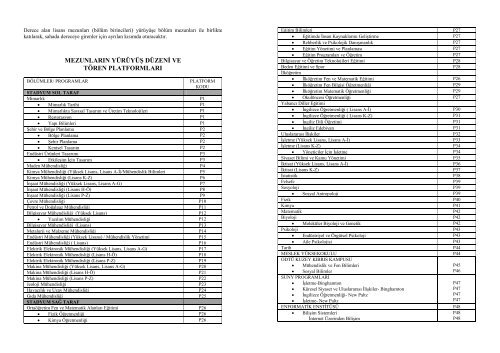 2011 â 2012 eÄitim Ã¶Äretim yÄ±lÄ± diploma tÃ¶reni - ÃÄrenci Ä°Åleri