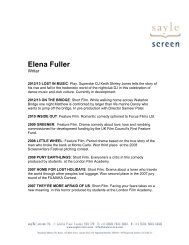 Elena Fuller - Sayle Screen