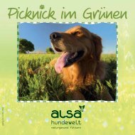 18 % PS: Denken Sie an - ALSA-Hundewelt