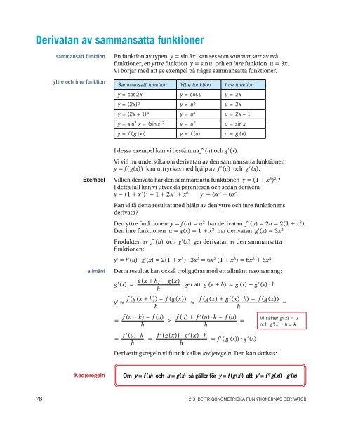 Kurvan y = a sin x + b cos x