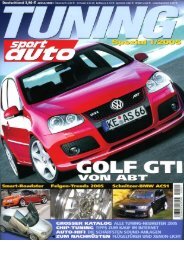 Zoff-Ware: Chiptuning aus dem Internet Sport Auto Tuning, Heft 1