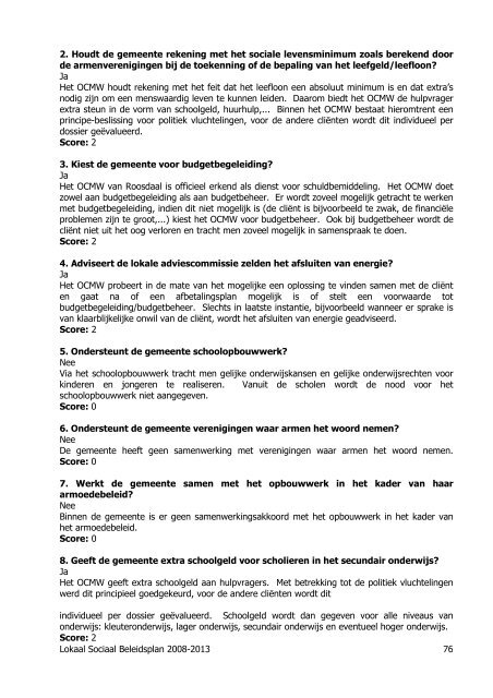 Lokaal sociaal beleidsplan 2008-2013 ... - Vlaanderen.be
