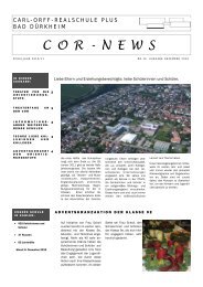 COR-NEWS NR.16 Dez10.pdf - Carl-Orff-Realschule