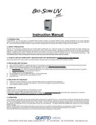 Instruction Manual - Quatro Air