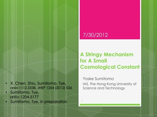 A Stringy Mechanism for A Small Cosmological Constant