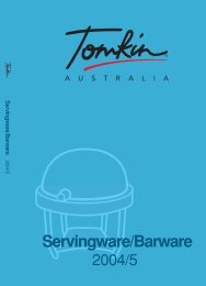Tomkin Servingware/Barware (3MB) - Arafura Catering Equipment