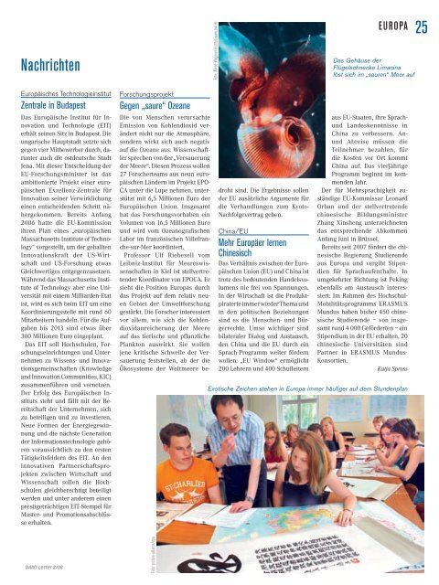 Letter - DAAD-magazin