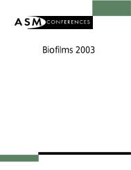 Program and Abstract Book - Microbiology - American Society for ...