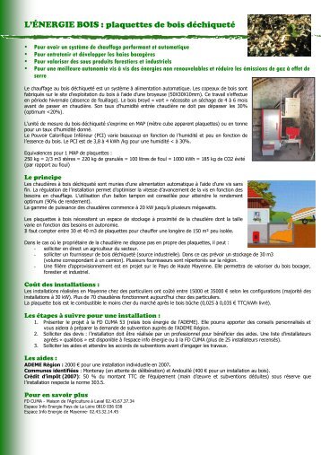 Hargassner France Nord Ouest - Espace Info Energie Pays de la Loire