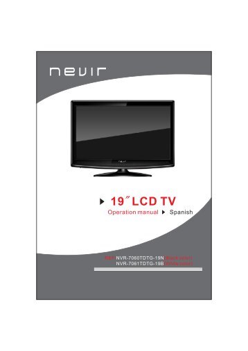 19 LCD TV " - Nevir