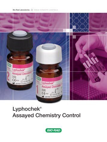 Lyphochek® Assayed Chemistry Control - QCNet