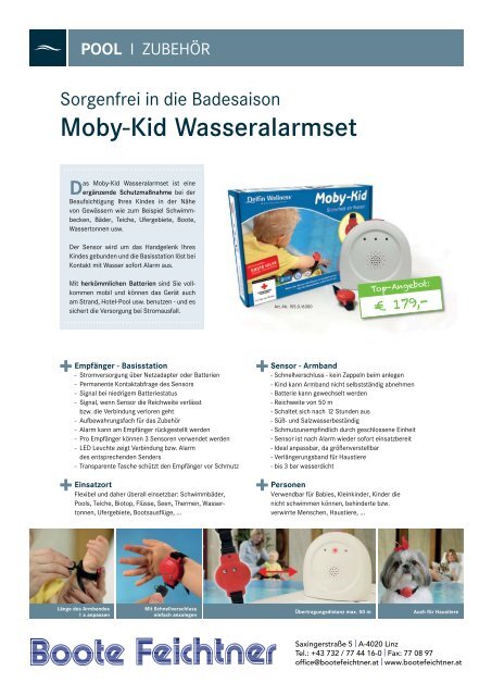 Moby-Kid Wasseralarmset - Boote Feichtner