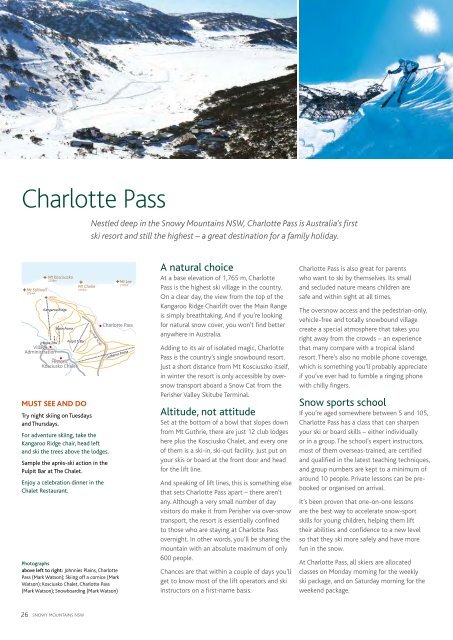 Snowy Mountains NSW - Sydney's official guide to events ...