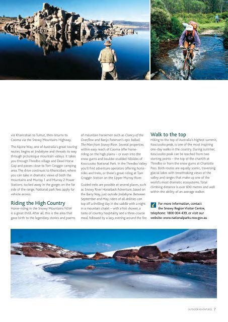 Snowy Mountains NSW - Sydney's official guide to events ...