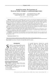 08= Keyvanara - Iranian Journal of Psychiatry and Behavioral ...