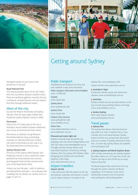Download Sydney & NSW holiday planner (PDF, 2.6MB)