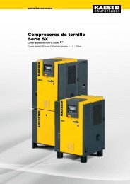 Compresores de tornillo rotativo Serie SX - Kaeser - Kaeser ...