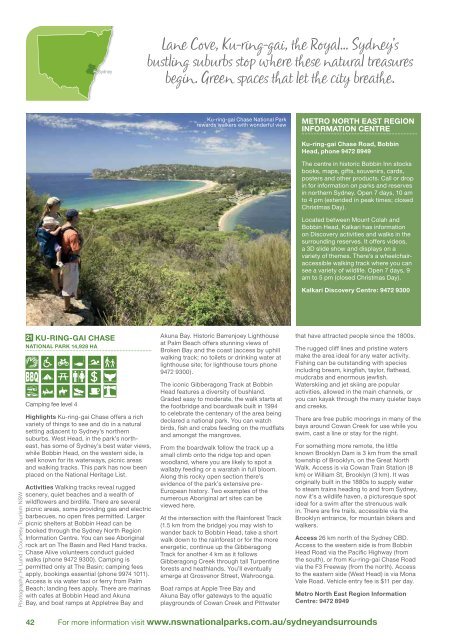 Visitor Guide NSW National Parks 2011 - Hke Sydney