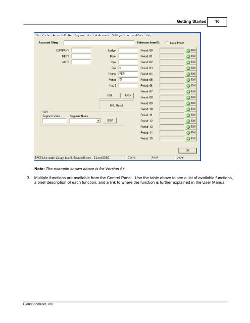 Spreadsheet Server for use with BPCS - Global Software, Inc.