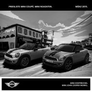 Preisliste MINI Coupé und MINI Roadster