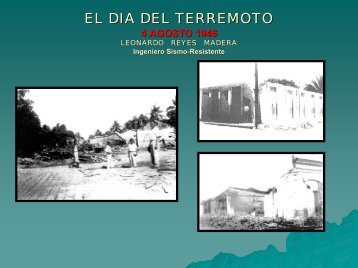 el dia del terremoto