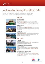 Download this itinerary - Sydney