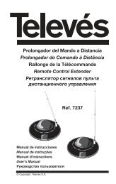 Prolongador del Mando a Distancia Prolongador do Comando à ...