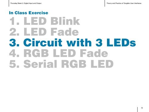 Digital Input and Output - Courses