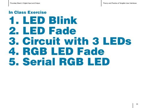 Digital Input and Output - Courses