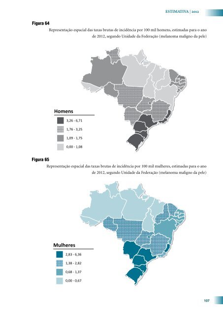 Estimativa 2012: Incidência de Câncer no Brasil 