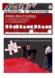 Atelier Sans FrontÃ¨res : retour sur 2007 - Kiagi.org