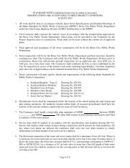 STANDARD NOTES - Public Works - the City of Boise