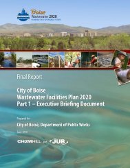 Executive Briefing Document - Public Works - the City of Boise