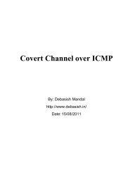 Covert Channel over ICMP