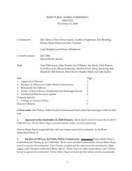 item 1 minutes - Public Works