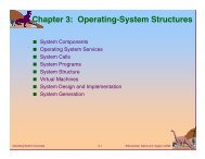 Chapter 3: Operating-System Structures - Wiley